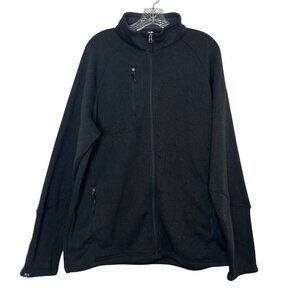 Storm Creek Full Zip Fleece Jacket Mens XL Gray Pockets New Lined